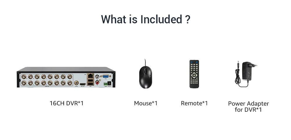 H. View 16ch NVR видео наблюдения видео рекордер CCTV DVR для домашней безопасности Поддержка 4 ТБ SATA HDD 1080P видео выход H.264 DVR