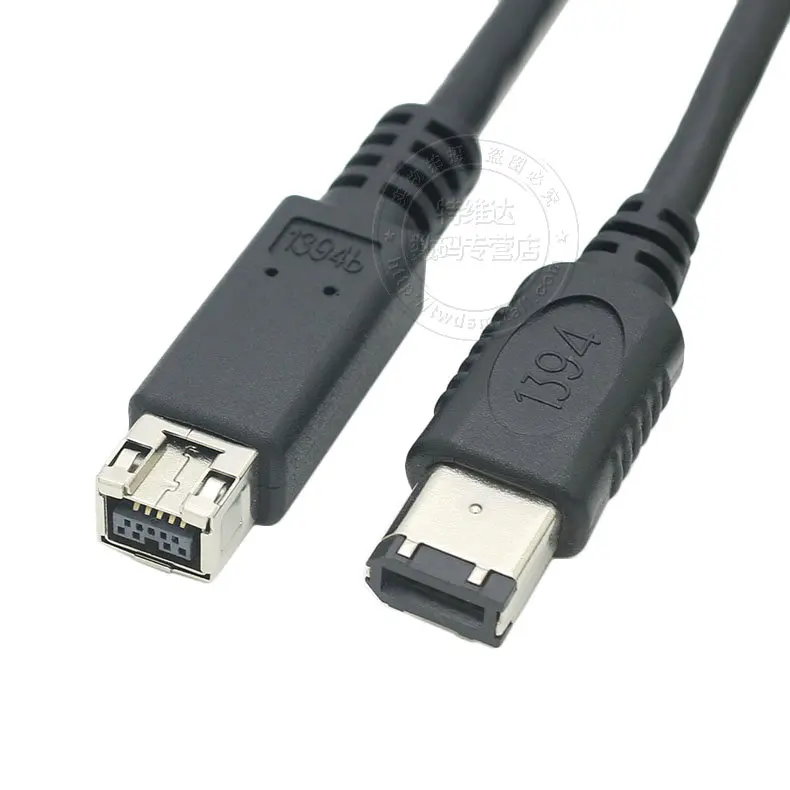 60 см IEEE1394 Firewire 800 9 контактный/6 контактный кабель FireWire 400 IEEE 1394 (9pin 6pin) 2