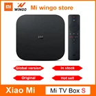 Глобальная версия оригинальная ТВ-приставка Xiaomi Mi S 4K Android 8,1 Ultra HD потоковый медиаплеер Google Cast Netflix 2 + 8 Гб Top TV Box