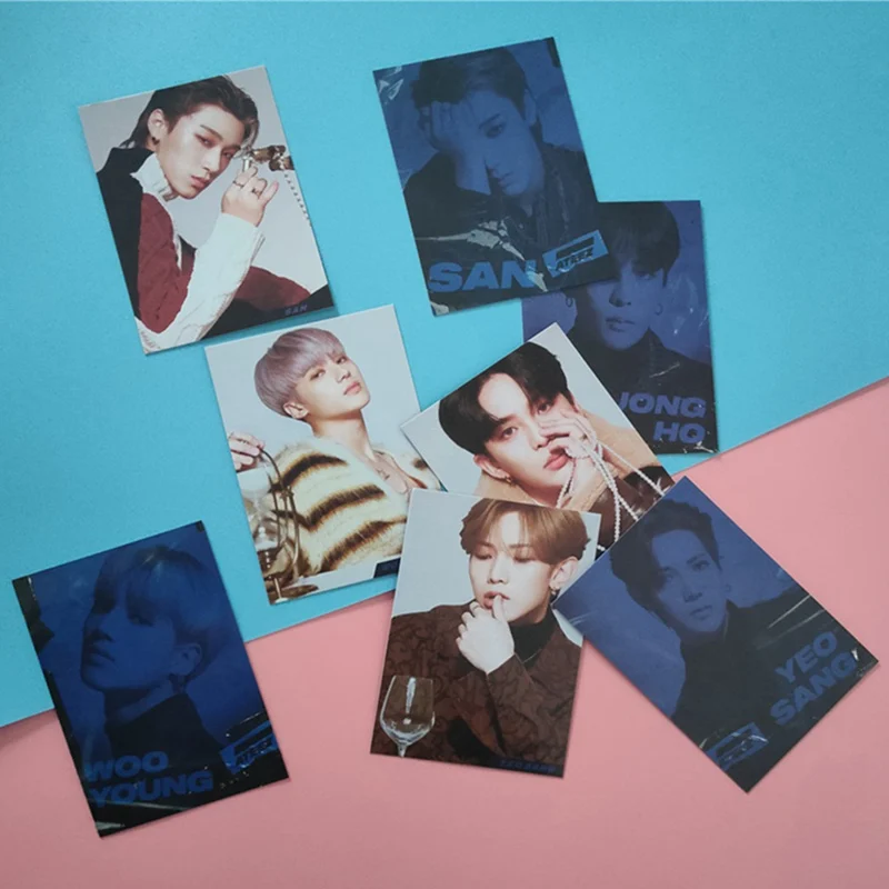 8 шт./компл. Фотокарта Kpop ATEEZ открытка TREASURE EP.FIN все в действие альбом фото карта KPOP