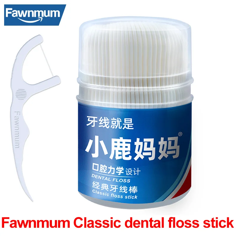 

Fawnmum Dental Floss 30 Pcs Picks Stick For Teeth Flossers Cleaning Whitening Interdental Brushes Disposable Oral Hygiene Care
