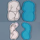 Женственная Дамская обувь вид сзади силиконовый подстаканник поднос бетонного тротуара чашка коврик для поделок ручной цемента эпоксидной смолы литейная форма домашний декор