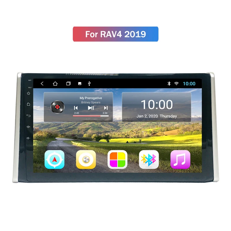 Для Toyota RAV4 2019 Android Smart интернет навигация автомобильная универсальная машина 2 ГБ +
