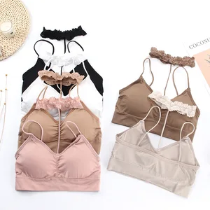 Image for Sweet Women Bra Camisoles Sexy Lingerie V Neck Pus 