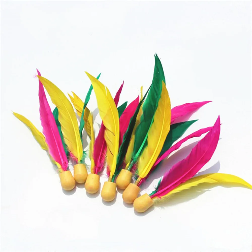

20pcs Paddle Badminton Feather Balls for Battledore and Shuttlecock Indoor Outdoor Beach Playing (Random Color)