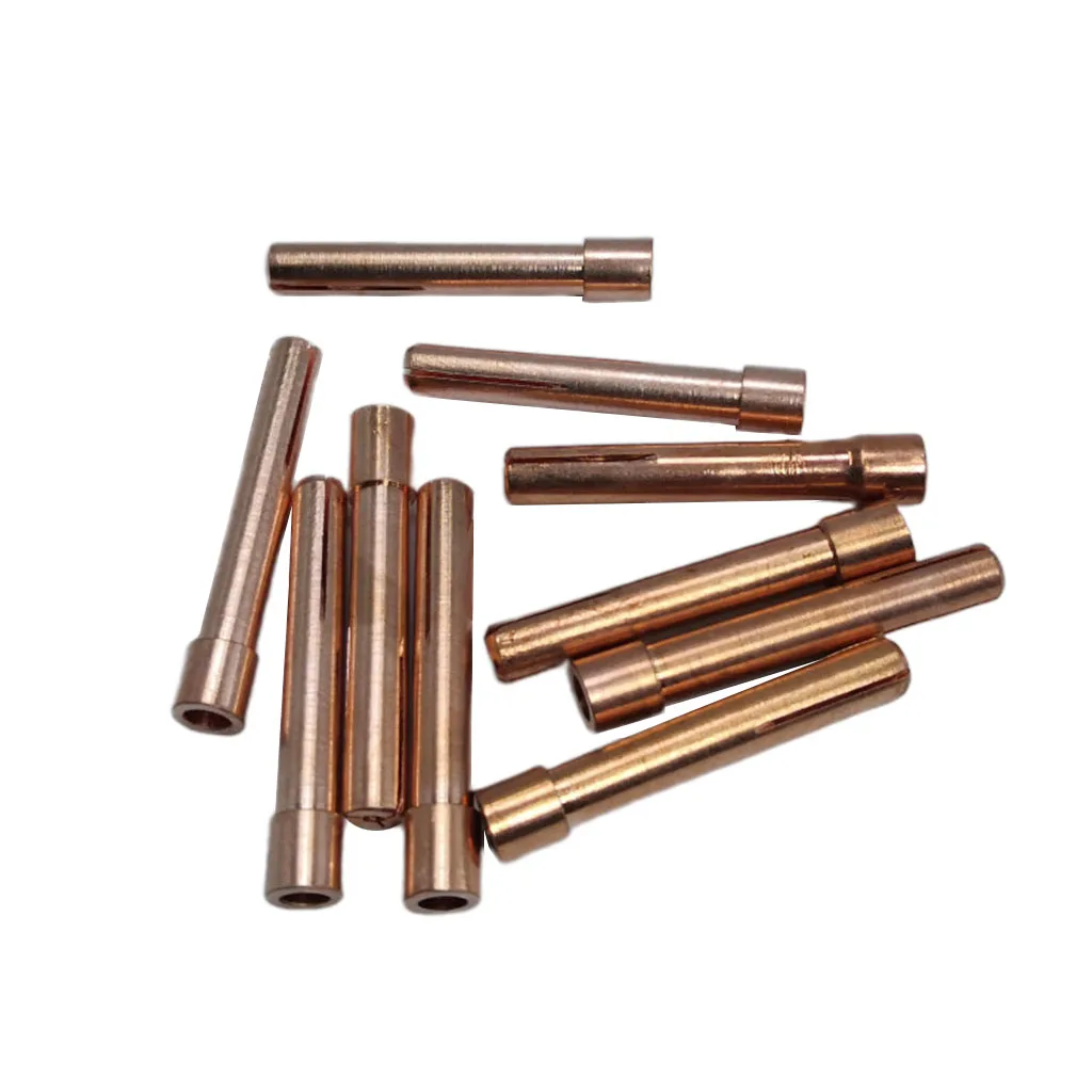 

Набор аксессуаров для цанг гофонарь TIG, латунный медный зажим, 10 шт.