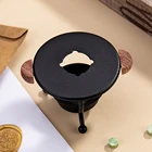 1 шт. ложка для воска Ретро штатив огонь Краски для отопки воска восковые штатив печи в комплекте деревянной ручкой уплотнения для дома