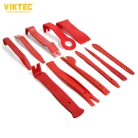 vt011141 auto trim removal tool 11pc door panel window molding upholstery fastener clip crowbar