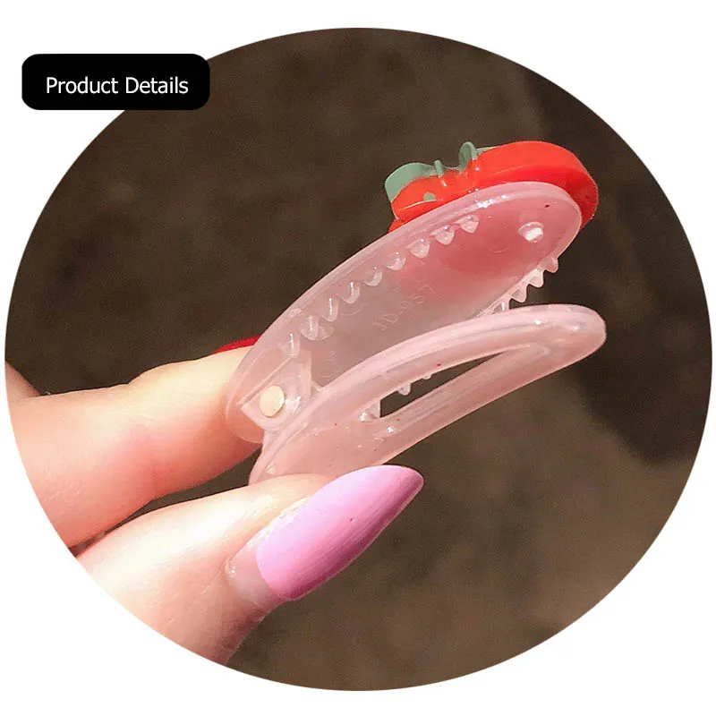 1 шт. новые корейские заколки в форме фруктов карамельные цвета акриловые для