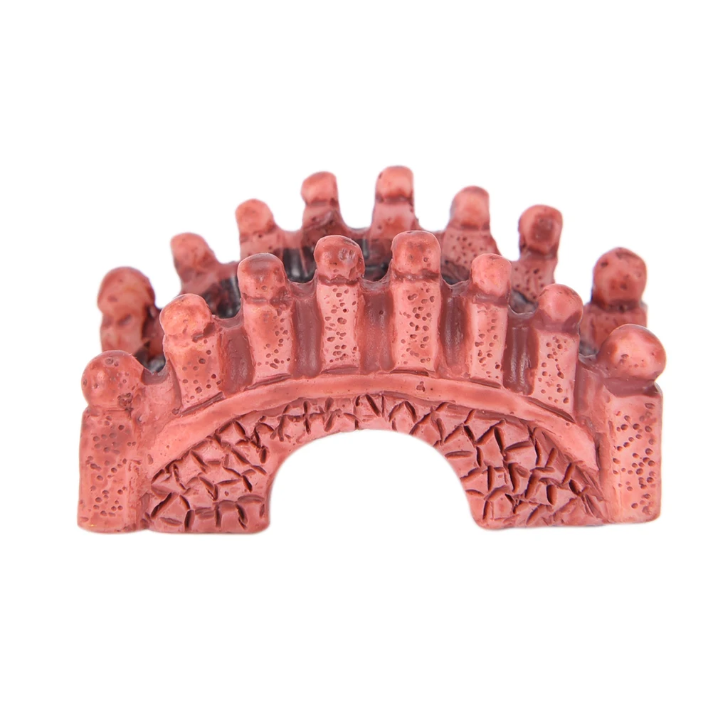 

1Pc Mini Artificial Vintage Bridge DIY Mini Craft Miniature Fairy Garden Home Decoration HouseAccessory Micro Landscaping Decor