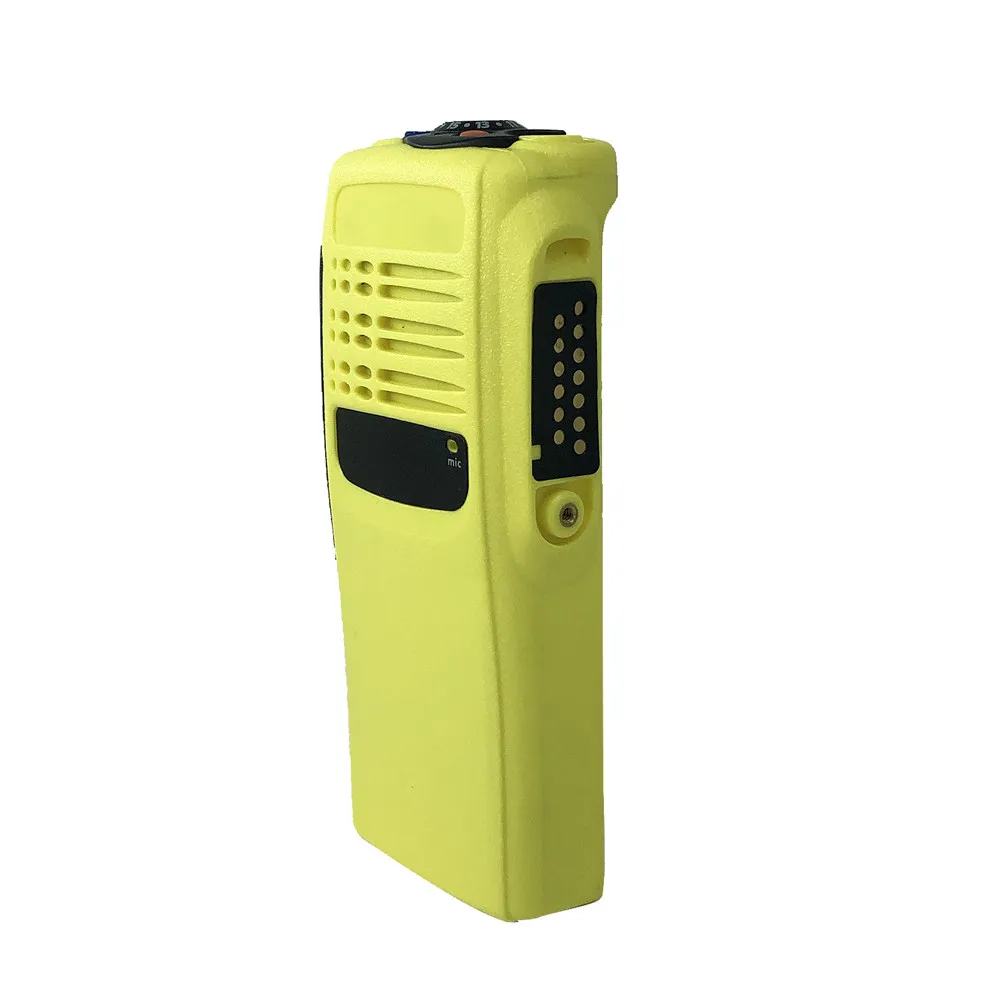 PMLN4216 Walkie Talkie Replacement Front Housing Case Kit For GP328 GP340 MTX900 PRO5150 PRO5350 PTX700 HT750 Radios Yellow