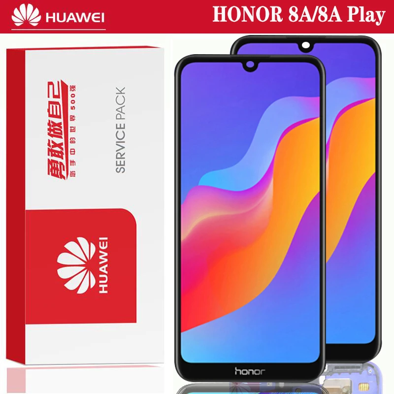 Оригинальный дисплей 6 09 дюйма для Huawei Honor 8A ЖК JAT L29 сенсорный экран с дигитайзером