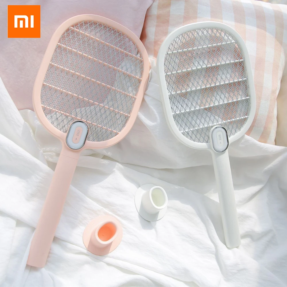 

Xiaomi Youpin Electric Mosquito Swatter Rechargeable LED Electric Insect Bug Fly Mosquito Dispeller Killer Racket 3-Layer Net