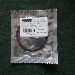 Набор поршневых колец GX100, набор колец 56 мм для HONDA GX100TUUT 98CC 2.8HP, цилиндрический Раммер, набор колец, тампер, прыжки, Джек #13010-Z0D-003