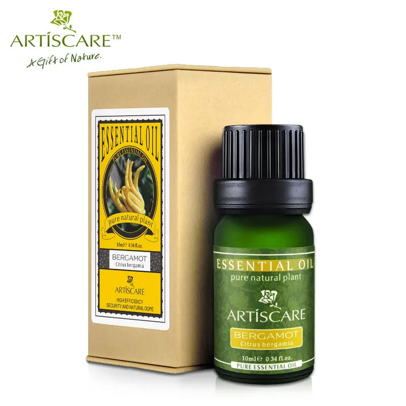 ARTISCARE 100% чистый Бергамот Эфирное масло 10 мл чистая кожа и контроль масла Уход за