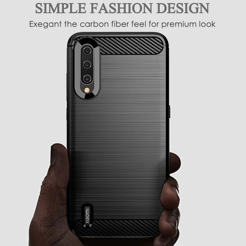Esobest мягкий углеродное волокно матовая текстура ТПУ чехол для Xiaomi A3 lite cc9 cc9e