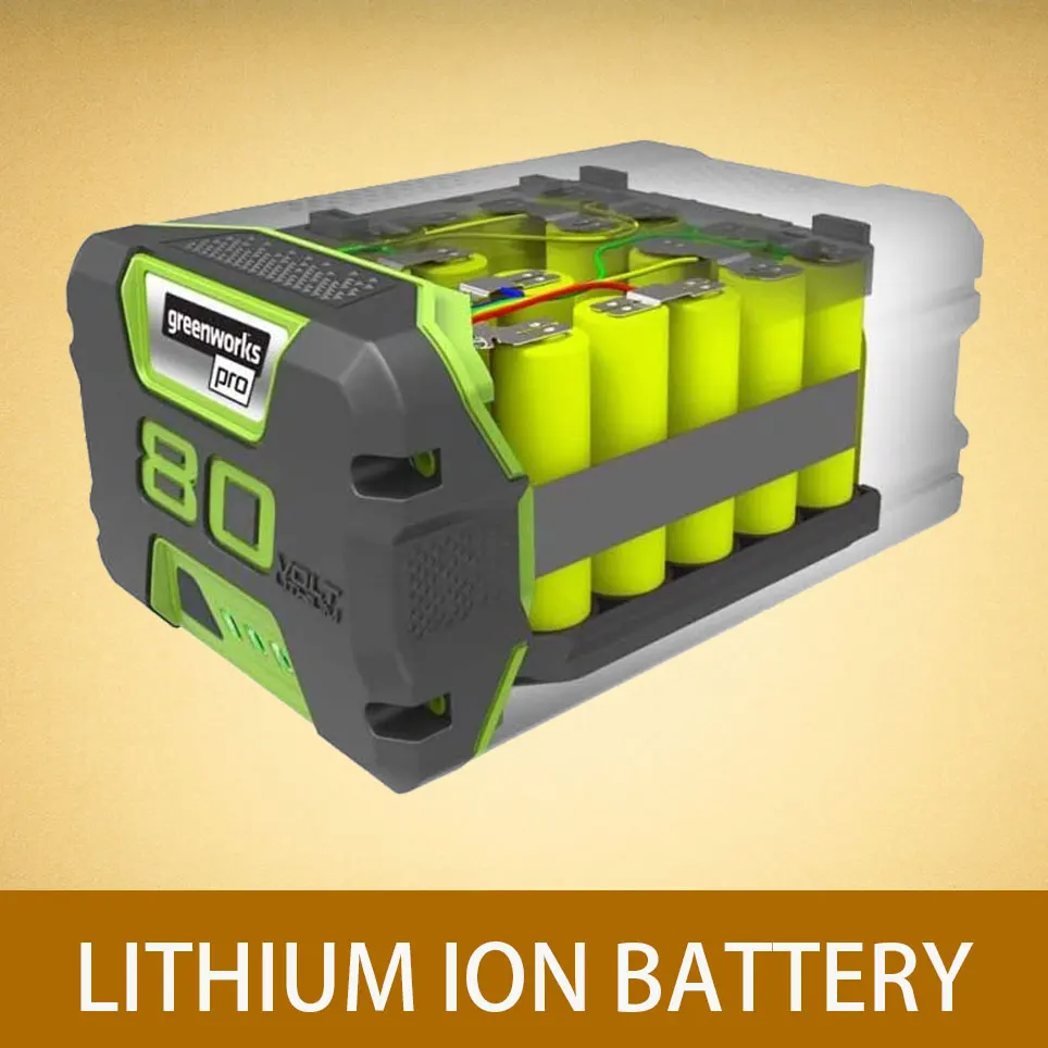 2021New long-lasting Greenworks Pro 80V 4Ah lithium-ion battery GBA80400