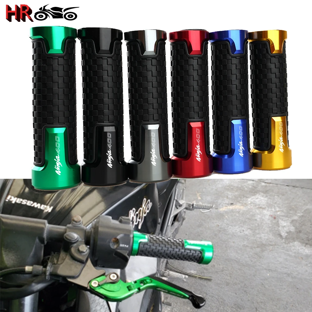 

For KAWASAKI Ninja400 NINJA 400 2008-2020 2021 7/8" 22mm Newest Motorcycle CNC Accessories Handle Grips Racing Handlebar Grip