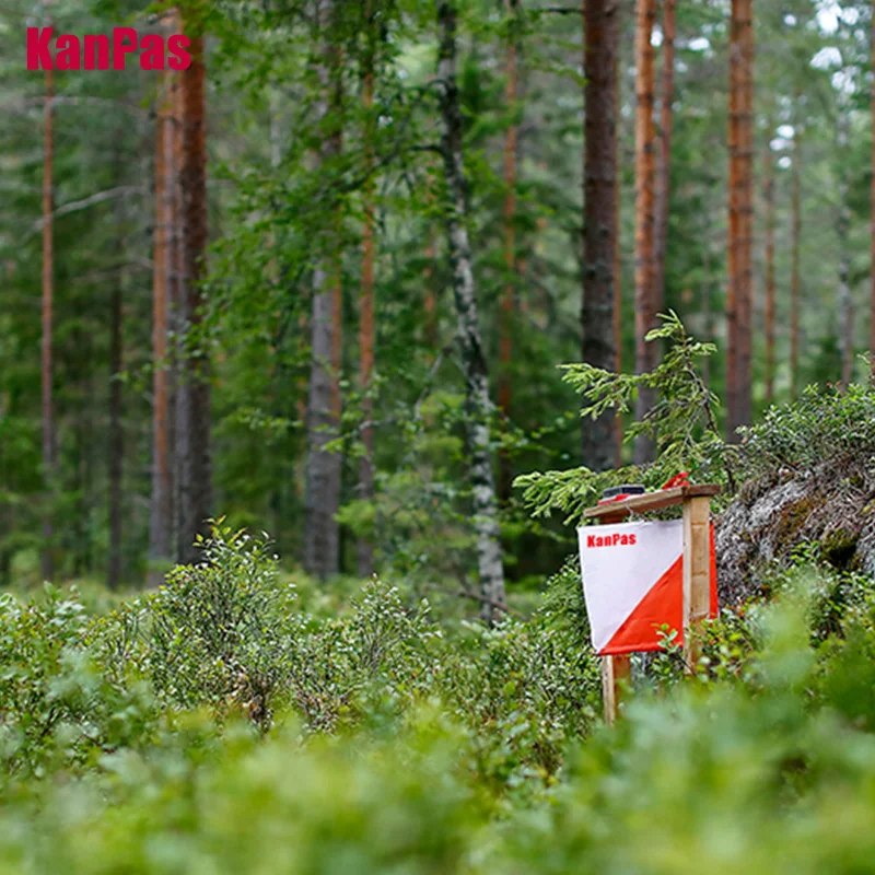 Флаги-маркеры KANPAS для спортивного ориентирования, средний размер 15x15 см, 10 штук в упаковке (art.: 3920dc5ebab12) - 3920dc5ebab12