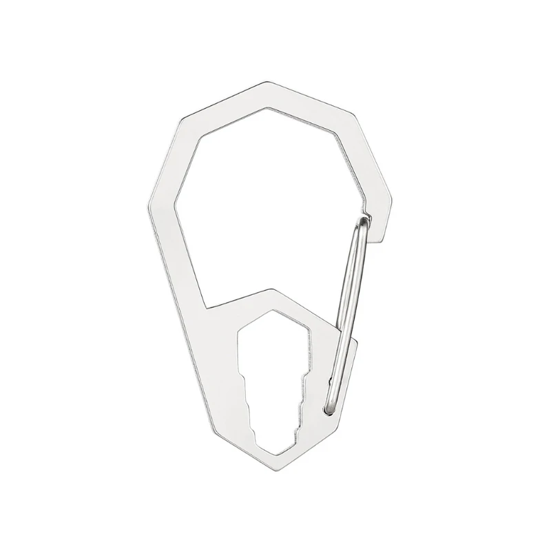 

Портативный карабин из нержавеющей стали H053, зажим для ключей с шестигранным ключом, Пряжка для альпинизма, кольцо для ключей, инструмент дл...