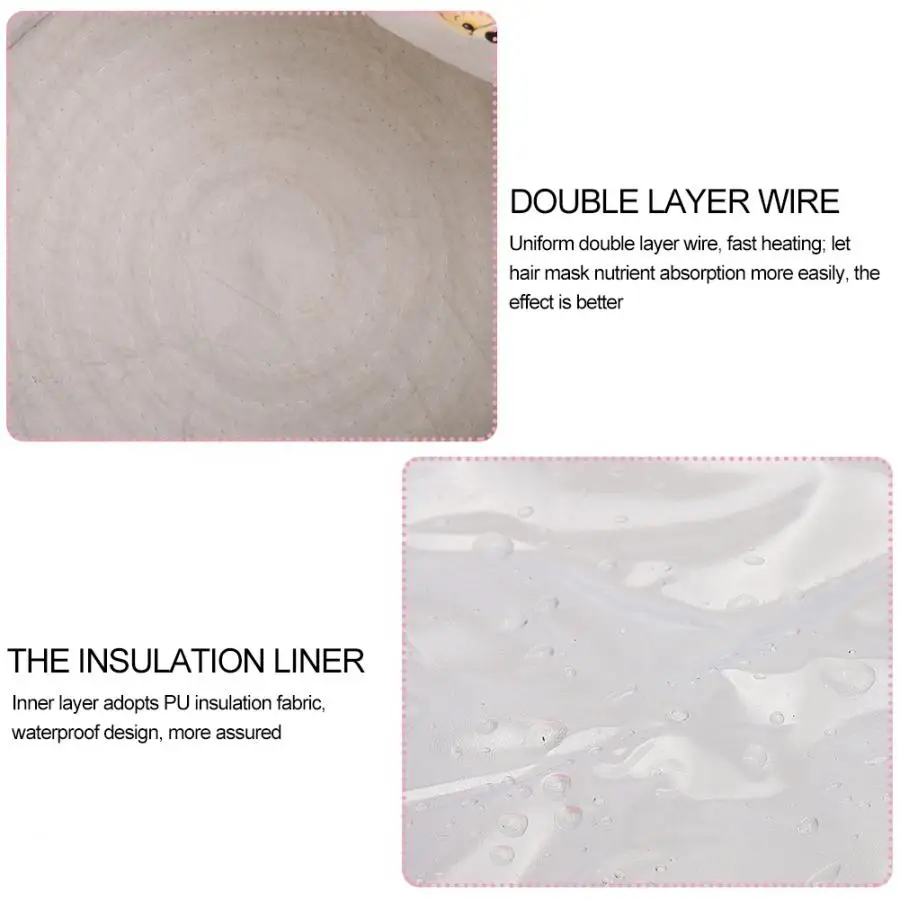 Бытовая электрическая маска для волос масло нагревающий колпак уход за