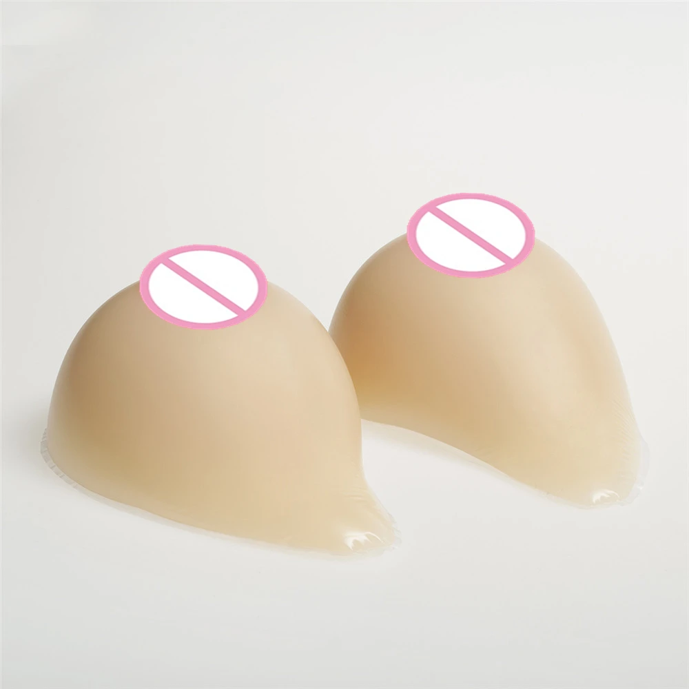High Quality Mastectomy Silicone Breast Forms Asymmetrical 1000g/pair Cosplay Realistic Fake Tits Boobs 36D/38C Cup | Женская одежда