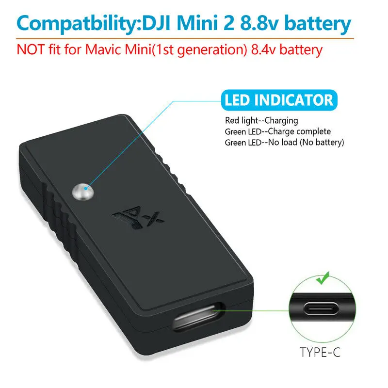 

USB Charger Hub RC Intelligent Quick Charging For DJI Mini 2 Drone Parts