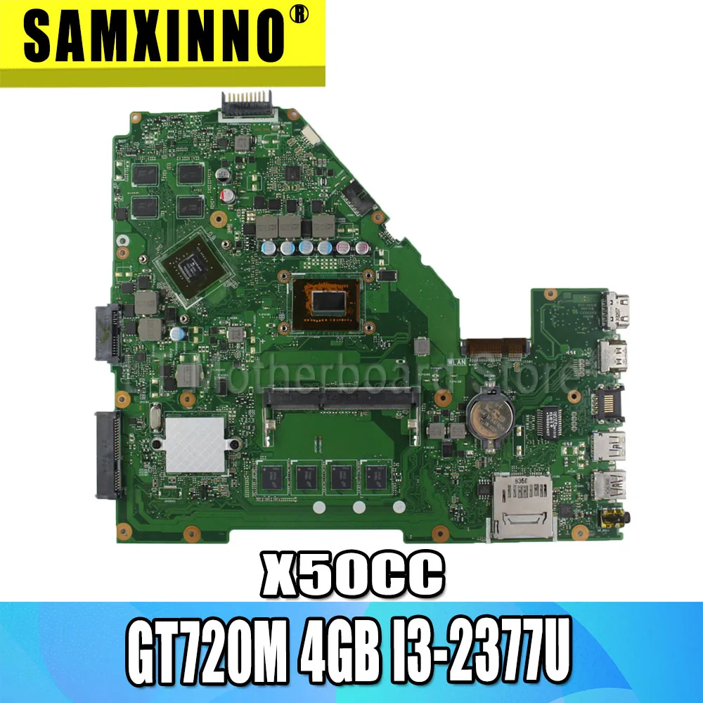 Материнская плата X550CC REV: 2,0 GT720M 4 Гб I3-2377U для ASUS X550CC R510CC материнская плата для ноутбука X550CC материнская плата X550CC материнская плата
