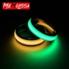 Новинка светящиеся кольца из нержавеющей стали Серебристые язычки мужское кольцо кольца женские кольца