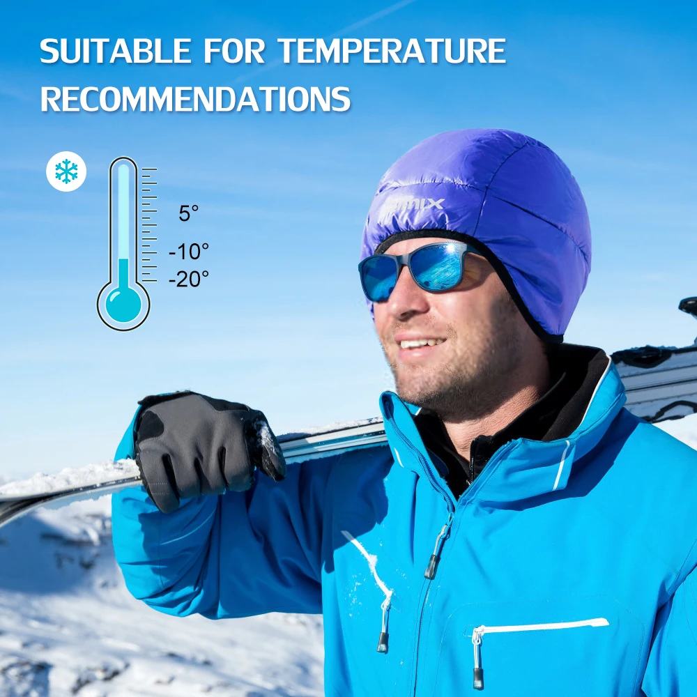 Уличная зимняя теплая шапка для женщин и мужчин ветрозащитная с наполнителем из