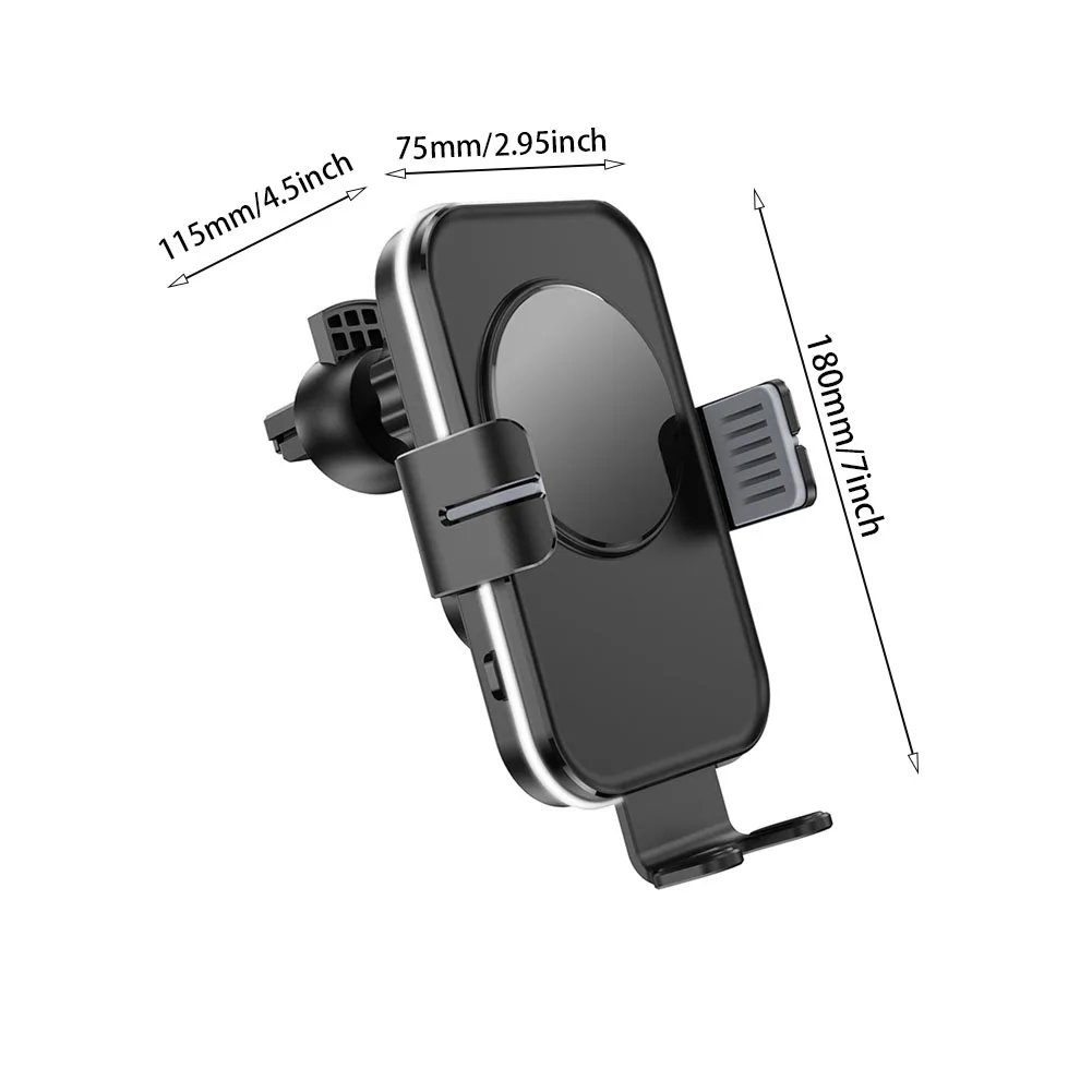 wireless charger stable universal easy install phone holder car mount accessories adjustable practical air vent non slip stands free global shipping