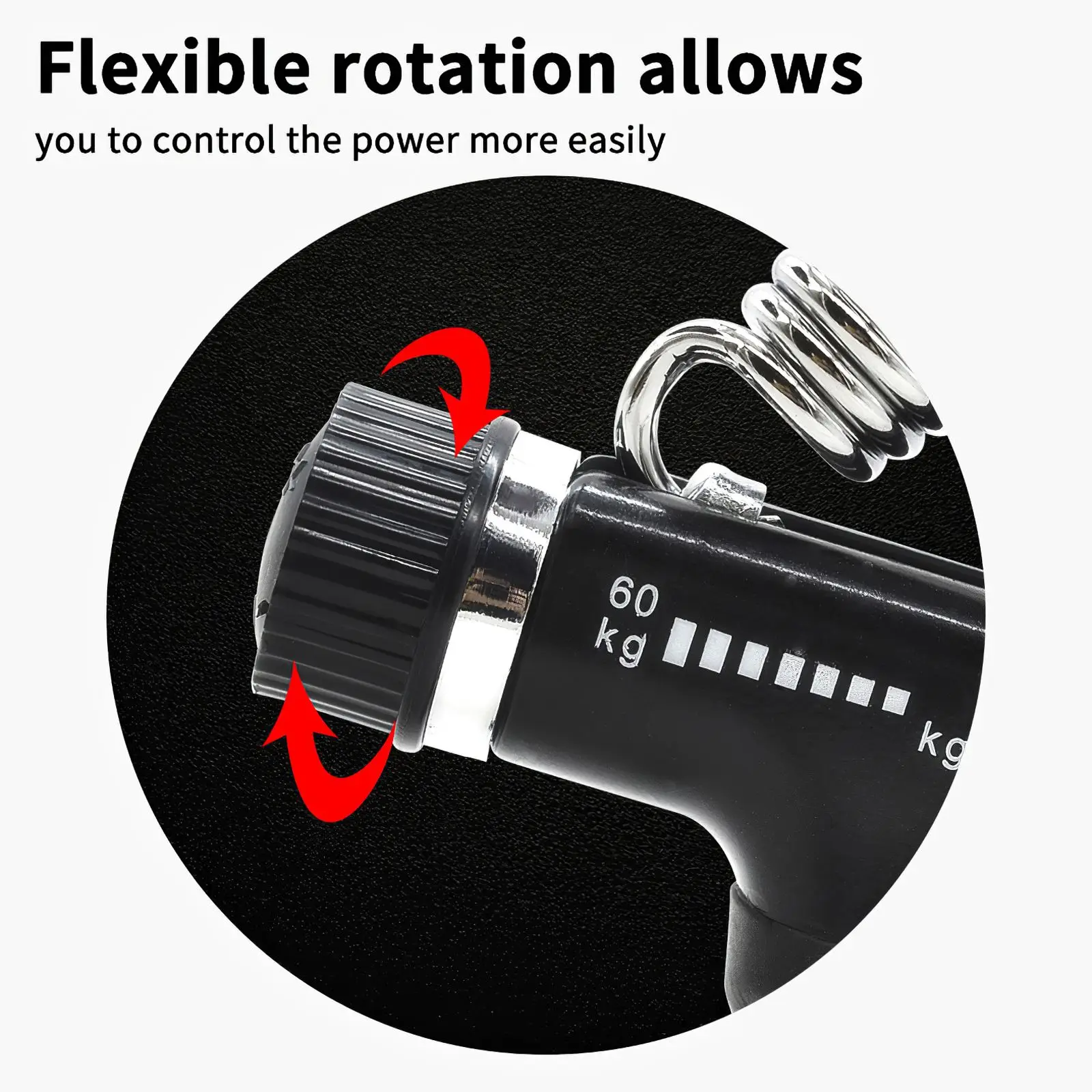 

R-Shape Adjustable Hand Grip Sports Strength Countable Exercise Strengthener Gripper Spring Finger Pinch Carpal Expander