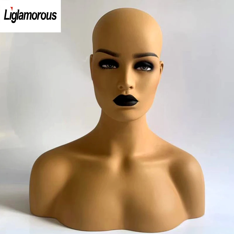 США Высокое качество реалистичный манекен женщина голова витрина из