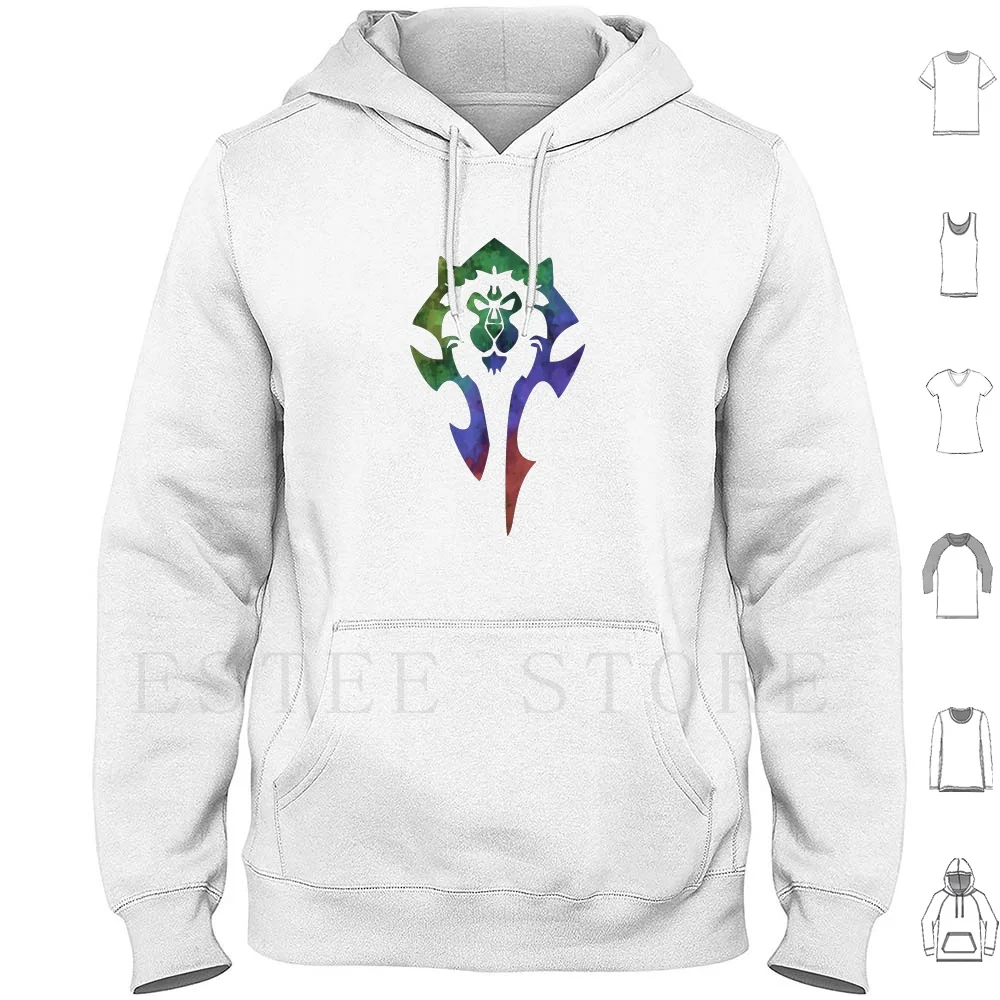 

Толстовки с надписью «Horde Alliance»