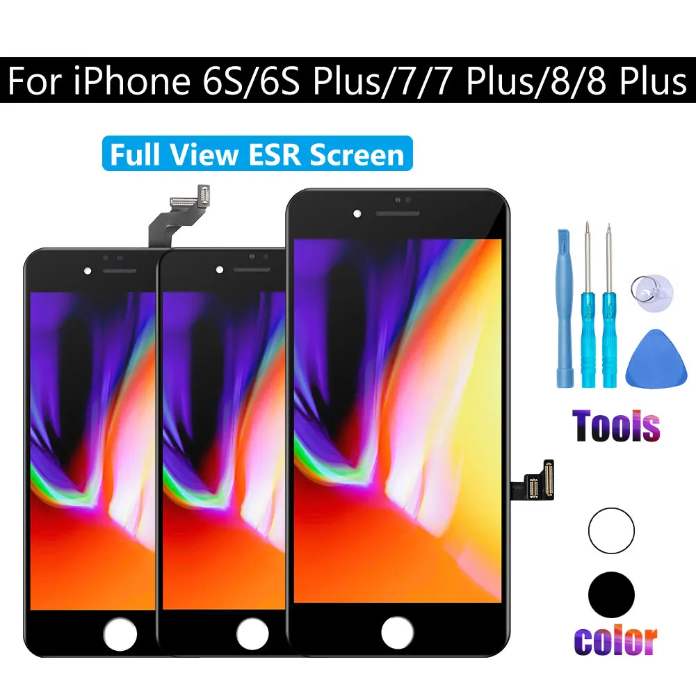 ЖК дисплей сенсорный экран Full View ESR дигитайзер экрана AAAA + сборка модуль для iPhone 6S 7