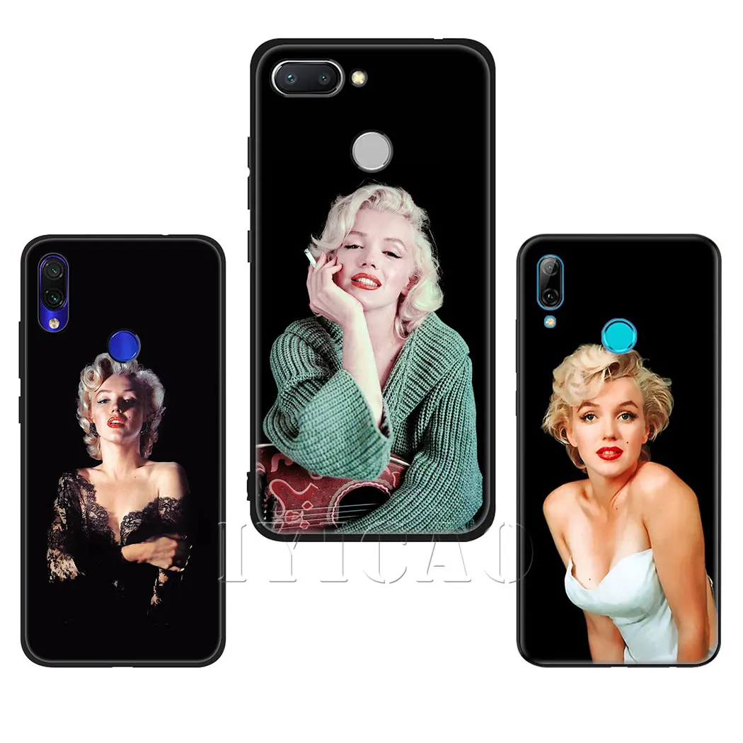 IYICAO Sexy Marilyn Monroe Soft Silicone Case for Xiaomi Redmi Go S2 K20 6 Pro 8A 7 7A 6A 5A 4A 5 Plus 4X |