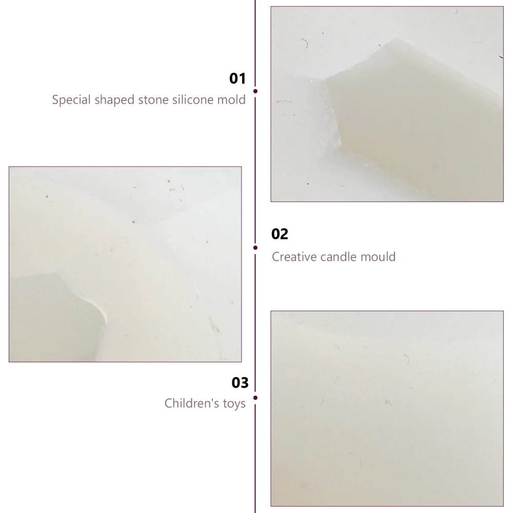 

2pcs Shaped Stone Silicone Mold Stone Stacking Mold Balance Stone Mold