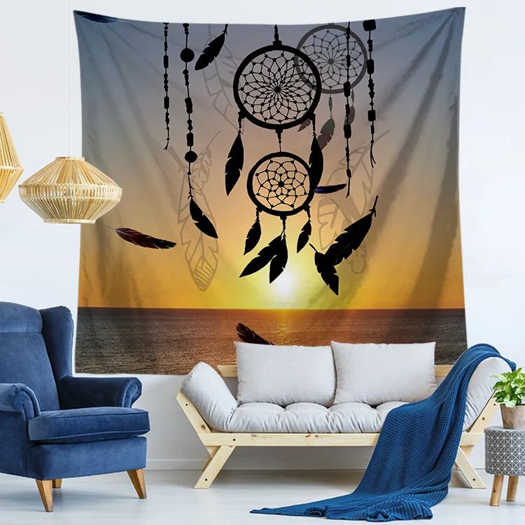 Красочный цветочный Гобелен для Гостиная Спальня покрывало декора Фоновые