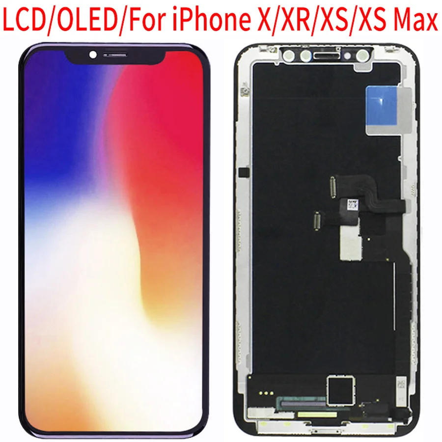 

ЖК-дисплей для iPhone XR XS MAX oled incell для iPhone X, ЖК-экран, 3D дигитайзер, сенсорный экран в сборе