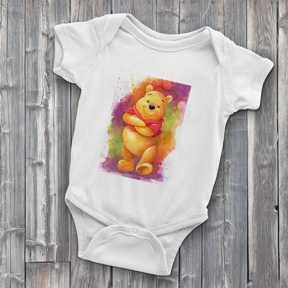 

Baby Girl Romper Clothes Disney Animation Winnie The Pooh And Friends Baby Jumpsuit Summer Kids Ropa Bebe Bodysuit For Newborns