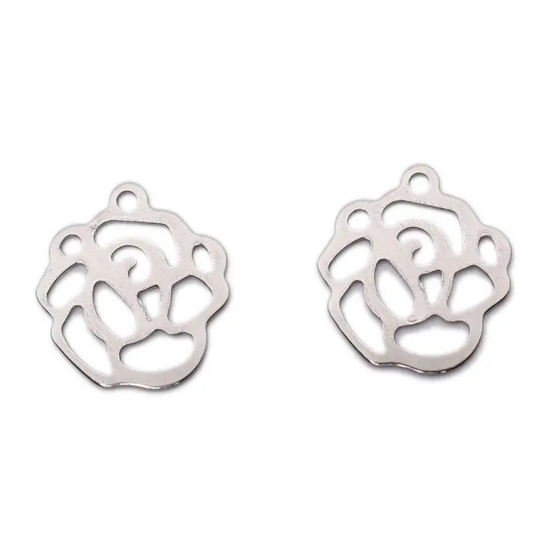 10 шт. цепочка из нержавеющей стали удлиняющая талисманы нерегулярные круглые