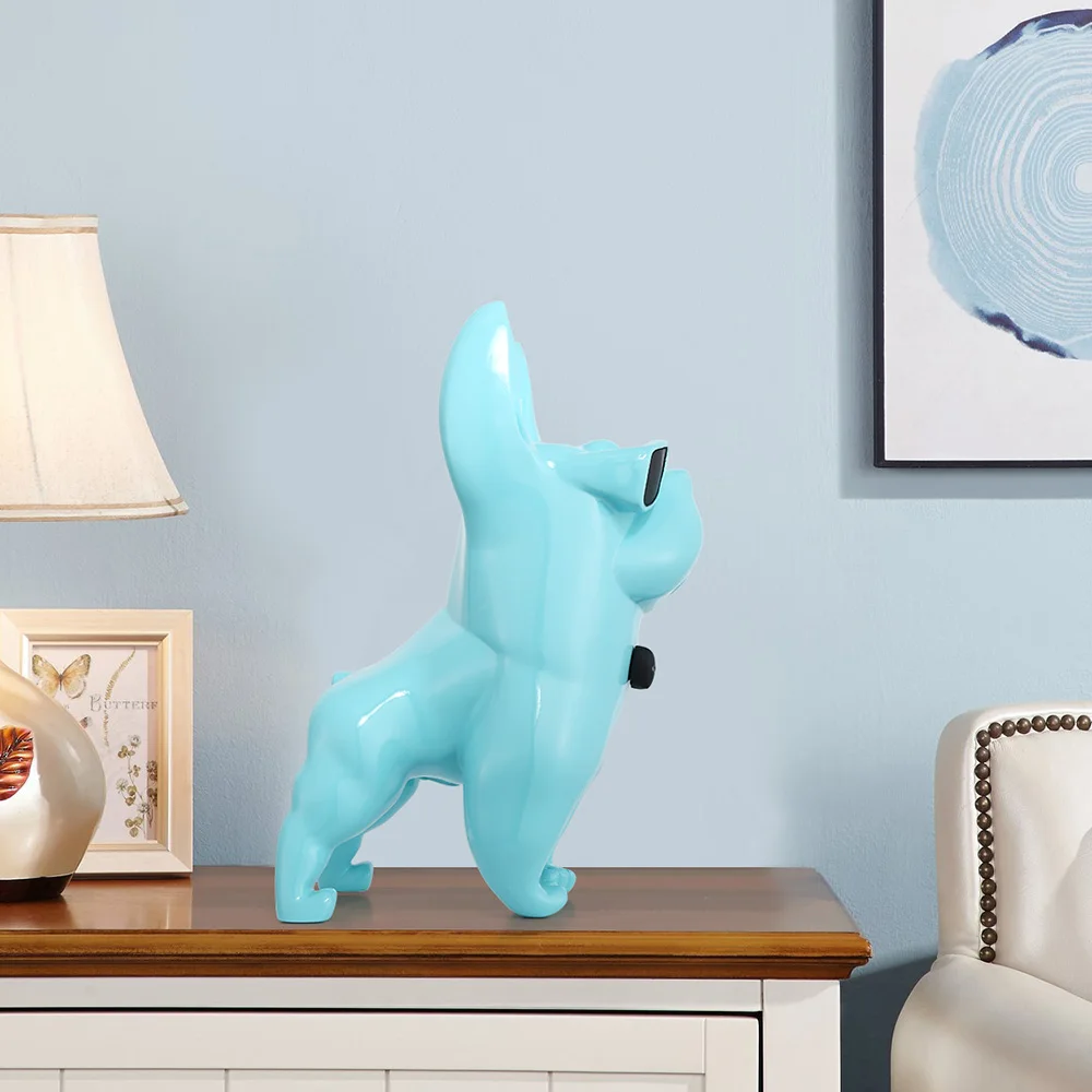 

Minimalistic Design Fiberglass Display Fashion Dog Mannequin Model for Window Display Dog Model Shop Decoration