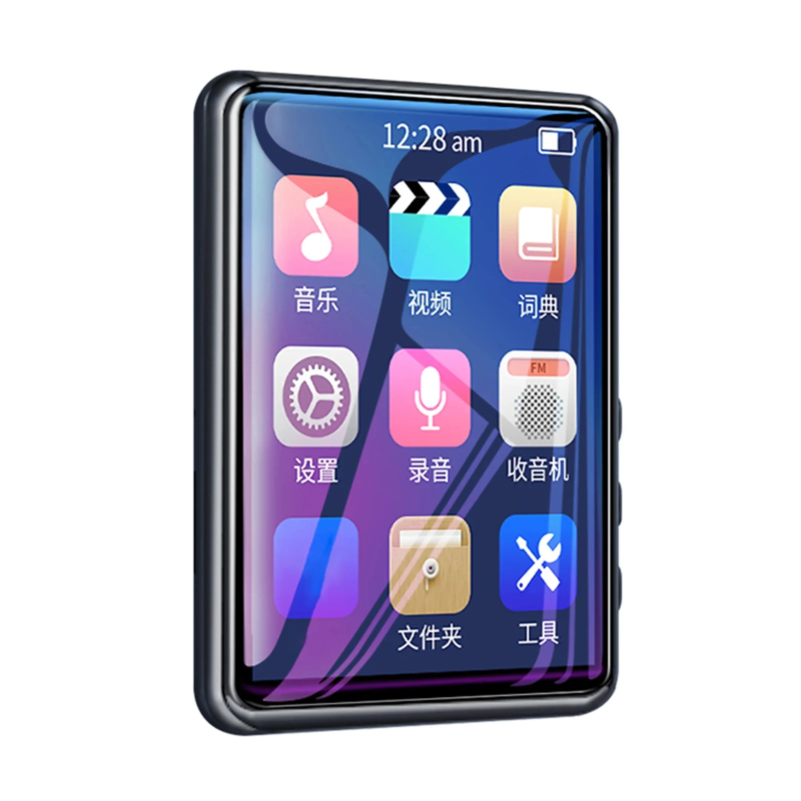 

Mahdi M20 Bluetooth-Compatible 5.0 Portable Multimedia 8GB MP4 Music Player With Touch Screen FM Radio E-book Voice Recorder