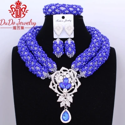 Восхитительный Африканский нигерийский Свадебный брендовый комплект ювелирных