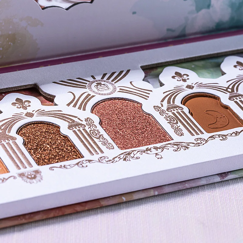 Тени для век INS Super Fire пятицветные радужные тени в виде единорога компактные