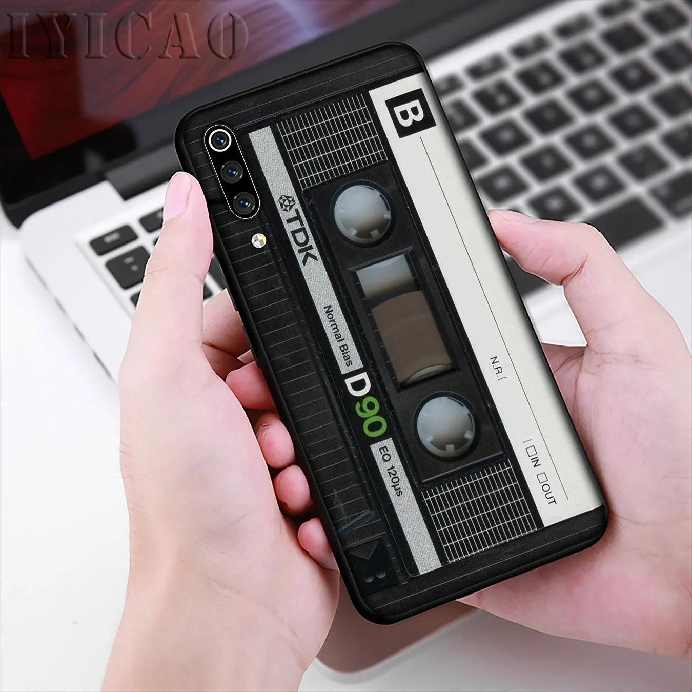 IYICAO Magnetic tape Cassette audio Soft Case for Xiaomi Mi 10 9 9T A3 Pro 8 SE A2 Lite A1 CC9 CC9E 6 pocophone f1 Mi10 | Мобильные