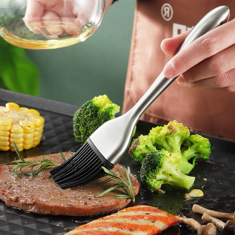 2 шт. силиконовые щётки для гриля и барбекю|Кисточки смазывания| |