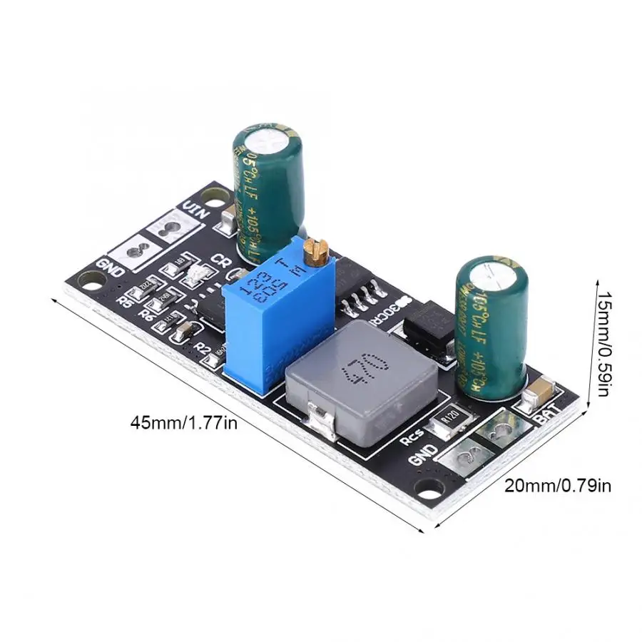 1A 12V MPPT контроллер солнечной панели Li-Ion LiFePO4 модуль зарядного устройства литиевой