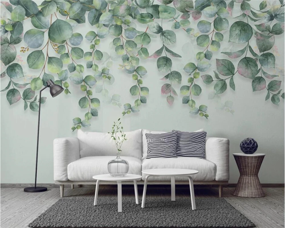 Фотообои beibehang на заказ романтические маленькие свежие ручная роспись