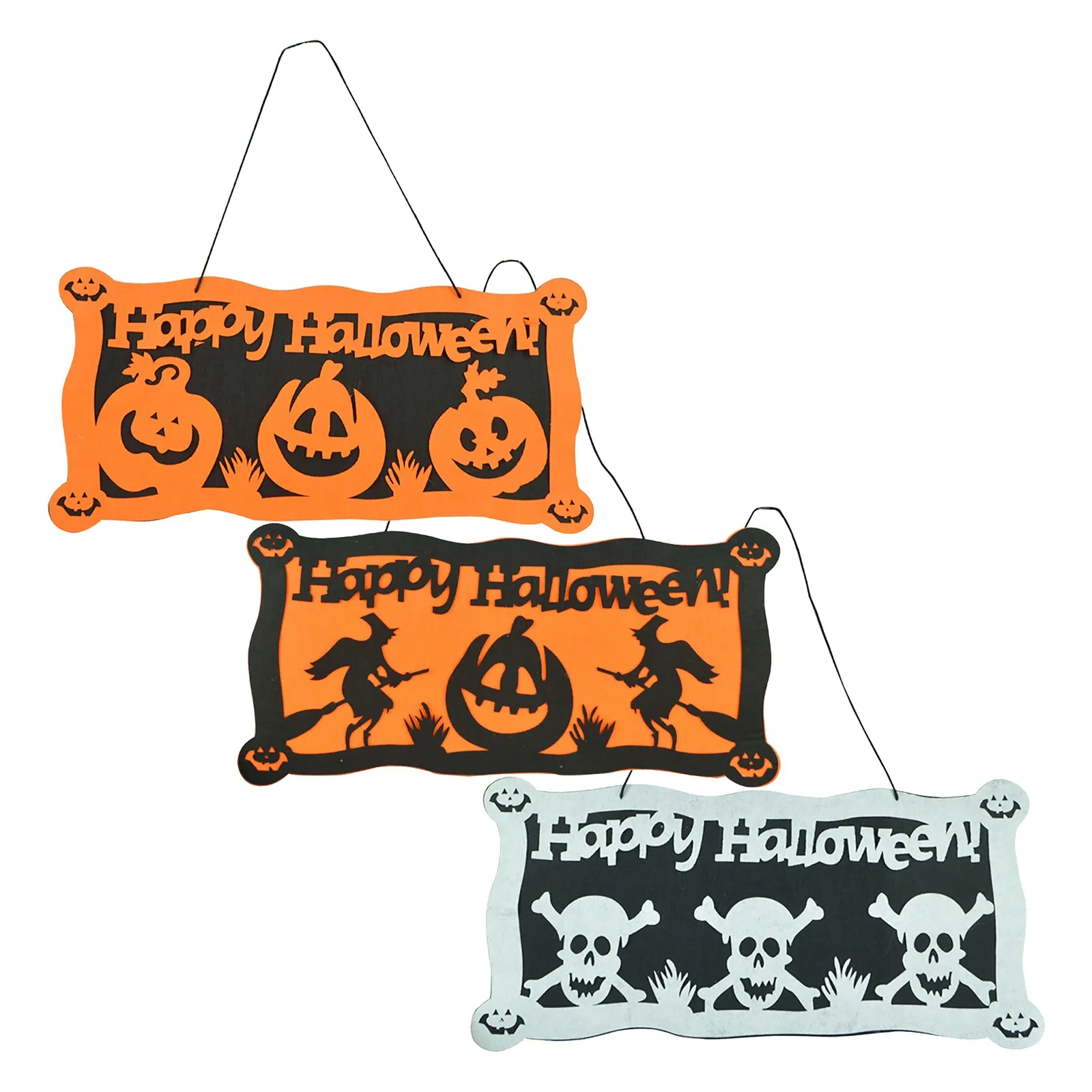 

Halloween Pumpkin Skeleton Spider Bat High Quality Home & Garden Accessories Hanging Home Decoration Party room decor